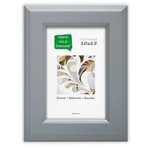 Ramka drewniana Icar DRZ A 05 Szara, 21x30cm